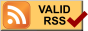 logo showing the feed is valid RSS
