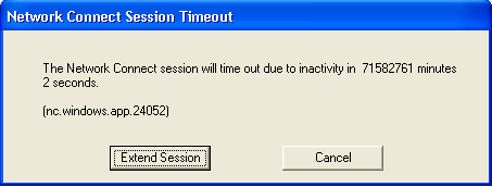Network will timeout... in 136 years!